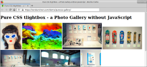 Pure CSS Photo Gallery Demo