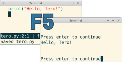 Run plugin - screenshot